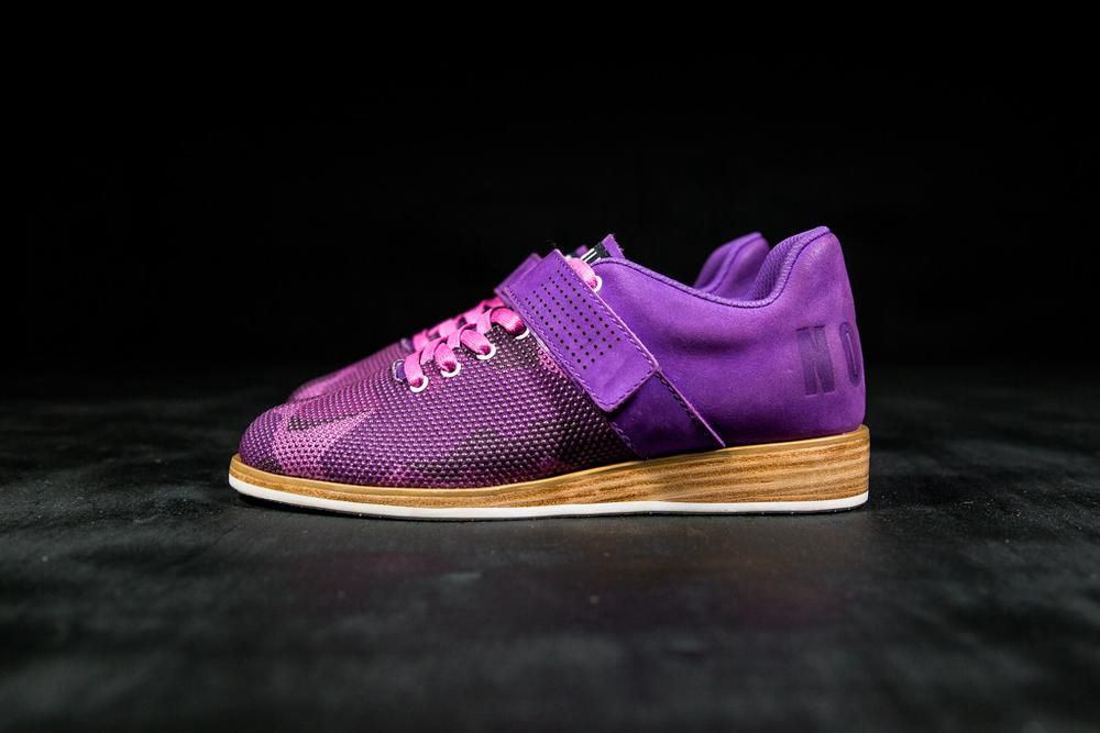 Chaussure Halterophilie NOBULL Femme Violette - Chaussures NOBULL,France (7159-TDJOP)